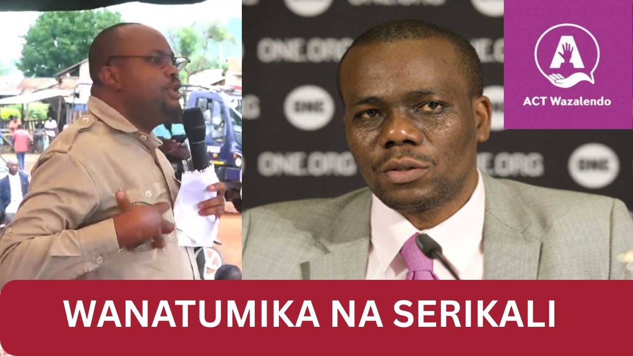 MNYIKA AFICHUA SIRI YA ACT WAZALENDO NA SERIKALI - 