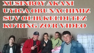 XUSINBOY AKANI UYIGA SUV KELDI TEZ KO'RING ZO'R VIDEO