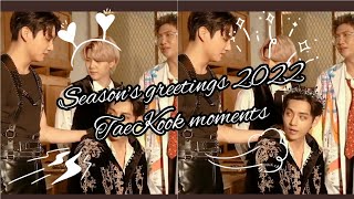 Season's greetings 2022 #Taekook moments