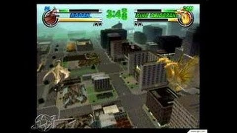 Godzilla: Destroy All Monsters Melee GameCube Gameplay -