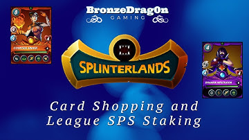 Card Shopping and League SPS Staking Discussion