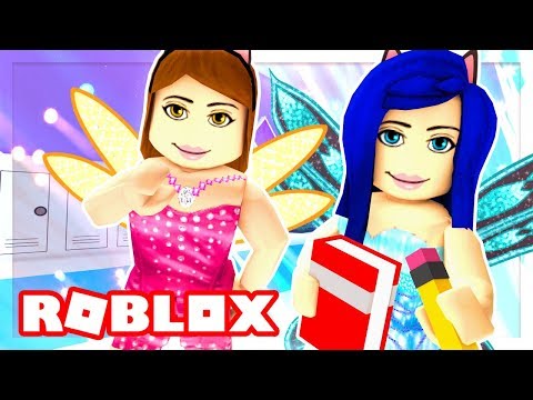 FIRST DAY AT FAIRY HIGH SCHOOL! GETTING OUR NEW DORMS WITH TOUR!! (Roblox Roleplay)