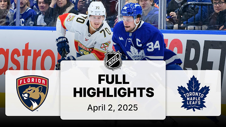 NHL Highlights | Panthers vs. Maple Leafs | April 02, 2025