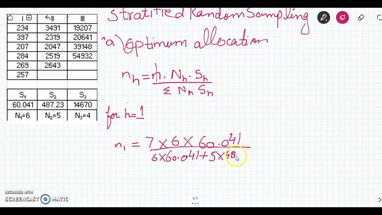 Introduction to Statistics-Probability Sampling | Examples and Exercise ...