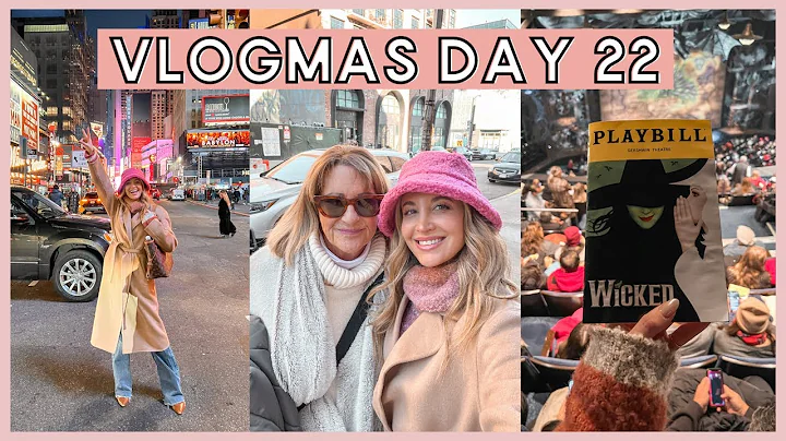 VLOGMAS DAY 22 in New York City Christmas in NYC B...