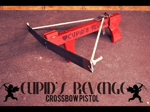 Come costruire una Balestra Pistola / How to make a crossbow pistol