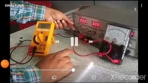 Experiment 4  Calibration the Given Analog Voltmeter