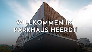 Modernes Parkhaus Heerdt In Düsseldorf