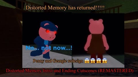 PIGGY [BOOK 1] DISTORTED MEMORY’S RETURN!!! REMASTERED BEGINNING AND END CUTSCENE