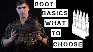 Basics of 'tactical' boot selection and wear.