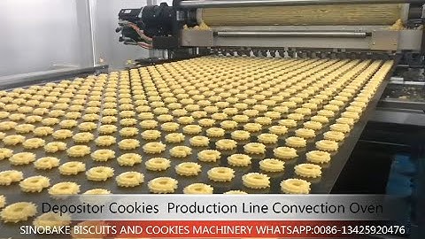 Butter Cookies Production Line Processing Video Cookies Machinery Manufacturer China