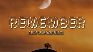 Becky Hill \& David Guetta - Remember (Lyrics)