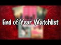 End of Year Watchlist - Quarter 4