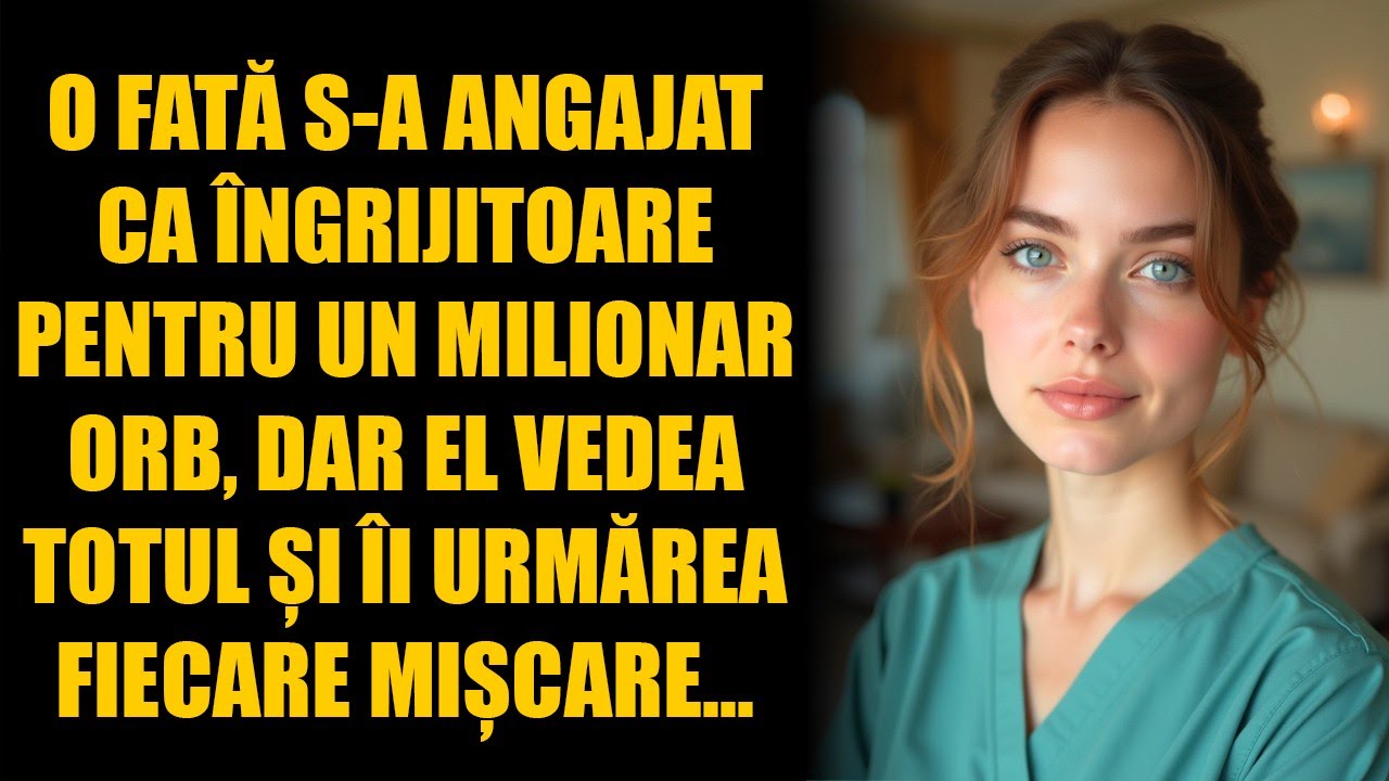 O fată s-a angajat ca îngrijitoare pentru un milionar orb, dar el vedea totul și îi urmărea fiecare