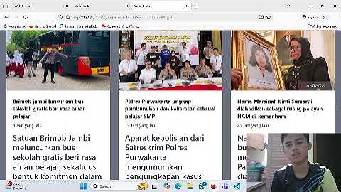 Presentasi Tampilan web berita menggunakan Tailwind CSS. Muhammad Ulil Azmi/21/X RPL 1