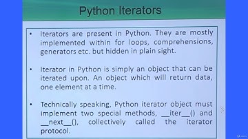 Tutorial 19-Python Iterators