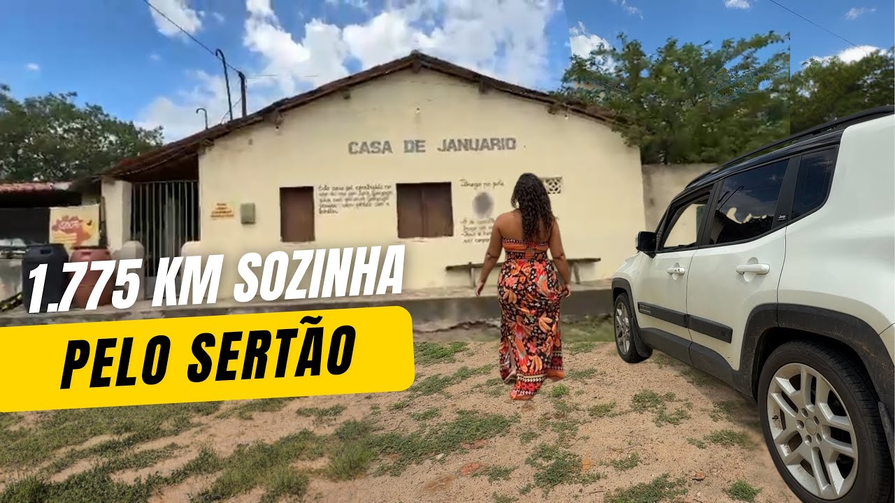 SOZINHA DE CARRO PELO SERTÃO 