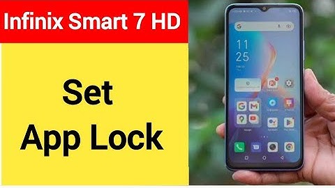 how to set App lock, Infinix Smart 7 HD me Applock kaise set kare