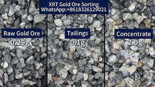 XRT Gold Ore Sorting Solution#oresorting #mineralprocessing WA:+8618326129021