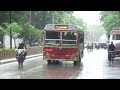 Raining in mumbai with best bus 2023
