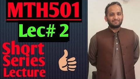 MTH501: Linear algebra ||short series lecture ||lec #2 ||urdu hindi lecture ||maths by Zahfran