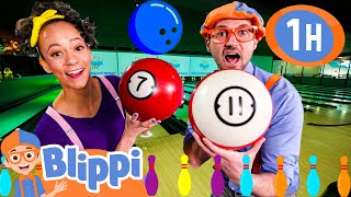 Blippi and Meekah Go Bowling!| | Blippi  Sports & Games Cartoons for Kids