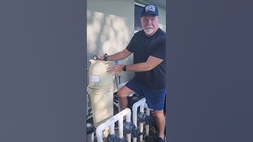Open Pool Filter Easy Trick, Everybody Needs To Know This. #short #poolfilter  #huntingtonsdisease
