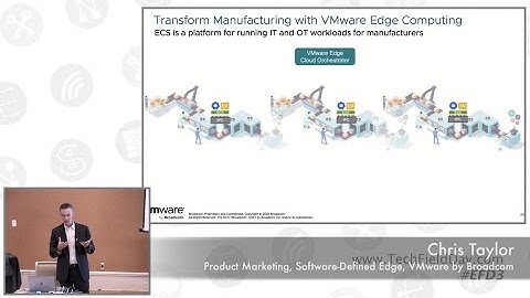 Transform Manufacturing with VMware Edge Compute Stack