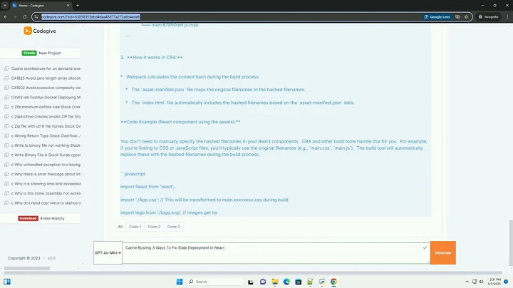 Cache Busting 3 Ways To Fix Stale Deployment in React
