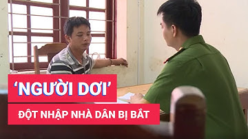 Bắt giữ "người dơi" chuyên đột nhập vào nhà dân trộm cắp tài sản