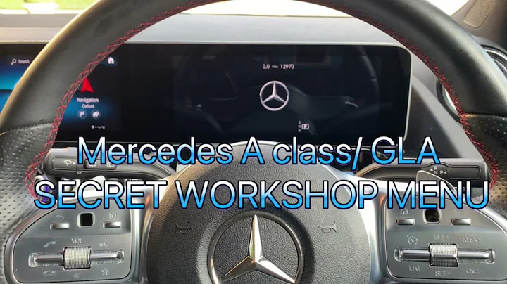 2019- Mercedes A class & Gla Handbrake retract and return pad replacement, with hidden workshop menu