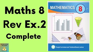 Review Ex 2 Maths 8  New Book | Class 8 Math New Book Review Exercise 2 | Grade 8 Math Rev Ex 2