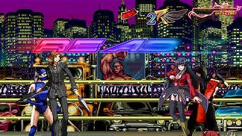 MUGEN Request: Yosuke Hanamura & Kitana MK2 Vs Lucifer & Ermac MK1