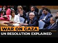 What does the UN resolution on Gaza ceasefire mean? | Al Jazeera Newsfeed