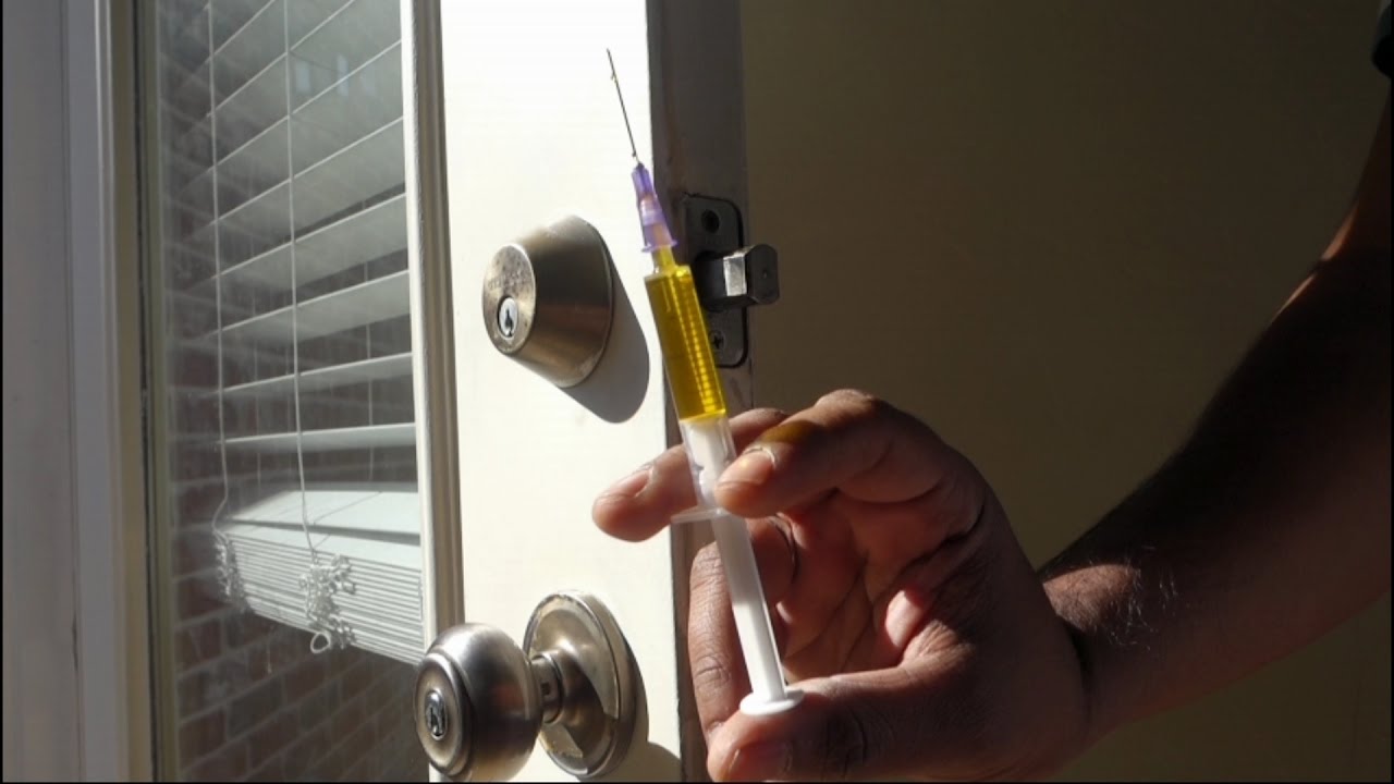how to loosen a stiff dead bolt how to fix a sticky lock youtube