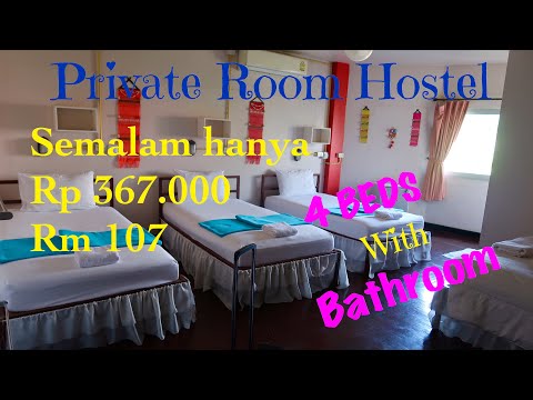 Review Private Room Hostel in Chiang Rai-Thailand/ Empat Tempat Tidur Cuma 300 Ribuan
