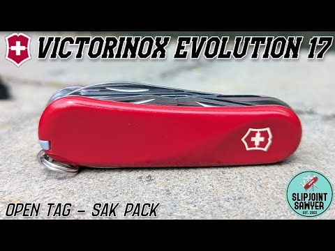 Victorinox Evolution 17 Swiss Army Knife 2.3913.E SAK Pack Open Tag J.O.VenturesOutdoors