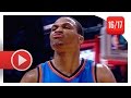 Russell westbrook unreal full highlights vs clippers 20161102  35 pts must watch