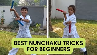 BEST NUNCHAKU TRICKS FOR BEGINNERS; SESSION 4; KARATE TRAINING #rmstudio