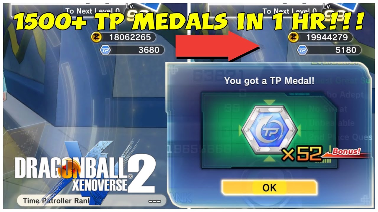 Dragon Ball Xenoverse 2: I Want More Medals Wish Doesn't Give 10 TP Medals  Anymore ;) - Johnic 