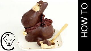 Caramel Cheesecake Filled Lindt Easter Bunny by Cupcake Savvy's Kitchen