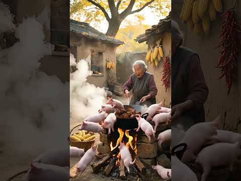 Rural life, grandma