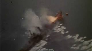 1945 Gun-Cam Raw - Strafing Japanese Vessels (HD)