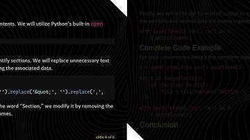 How to Extract and Format Sections From a CSV File using Python csv Library