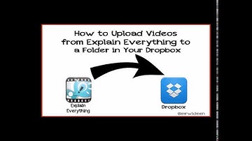 How to Upload Videos from Explain Everything to Dropbox