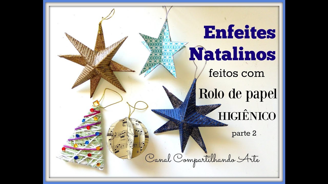 Resultado de imagem para imagens DIY: 5 ideias com rolo de papel higiênico para o Natal - DO LIXO AO LUXO