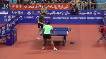 [HD] Zhang jike Warm Up with zhou yu 2