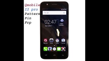 Qmobile i2 pro Pattern=pin=frp