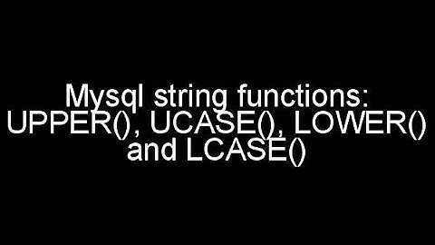 MySql String Functions | mysql tutorials in hindi #19.0