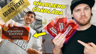 Ako CHUTÍ Charlie's Factory Čokoláda?! ( Výhra 10 000 kč )